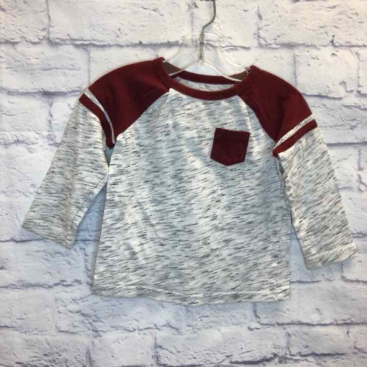 Jumping Beans Gray Size 18 Months Boys Long Sleeve Shirt