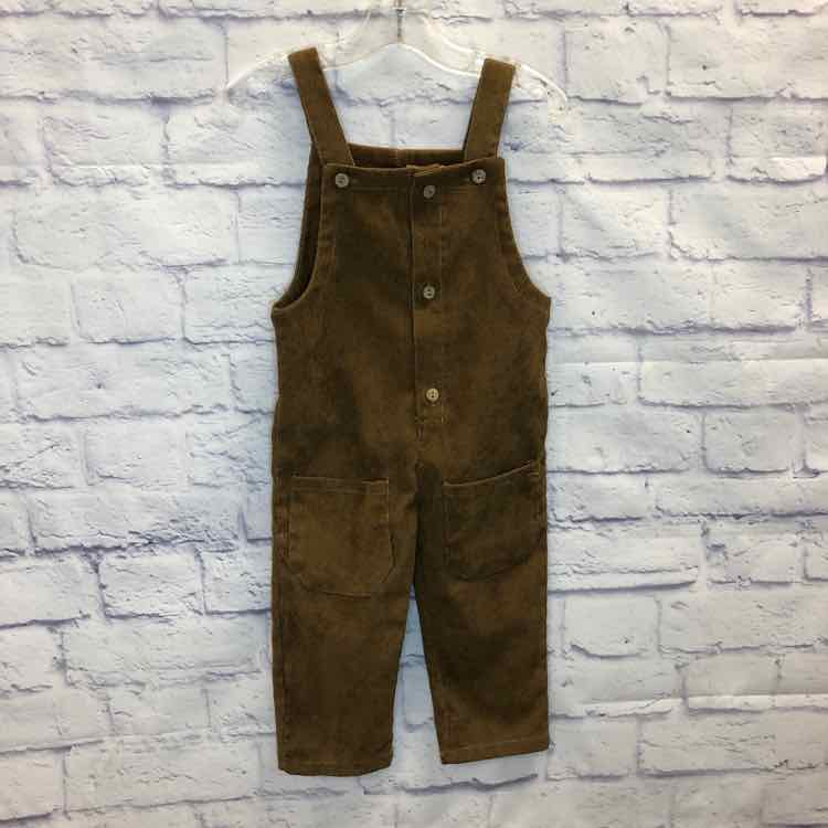 Brown Size 3T Boys Overalls