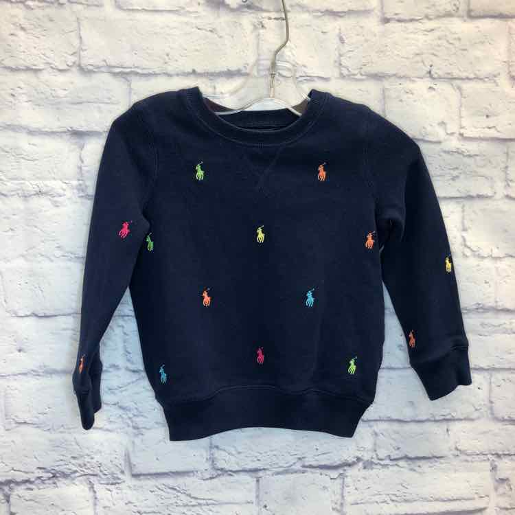 Polo Ralph Lauren Navy Size 4 Girls Sweatshirt/Hoodie