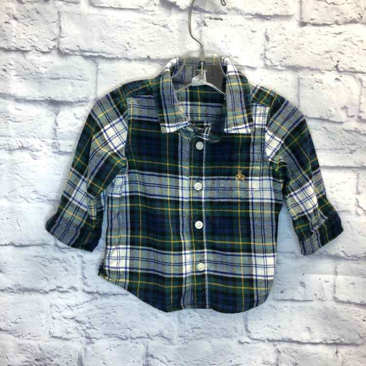 Gap Plaid Size 12-18 months Boy Polo or Button Down