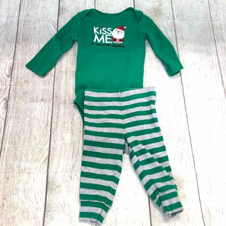 Just One You Green Size 6 Months Boys 2 Piece Outfit