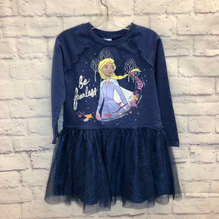 Frozen Navy Size 6 Girls Dress
