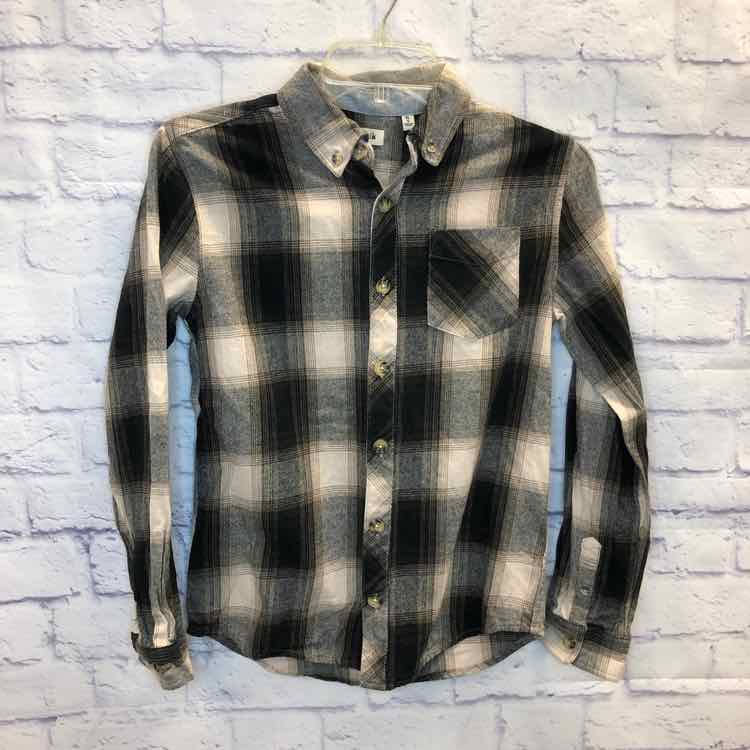 Kidpik Plaid Size 14 Boy Polo or Button Down