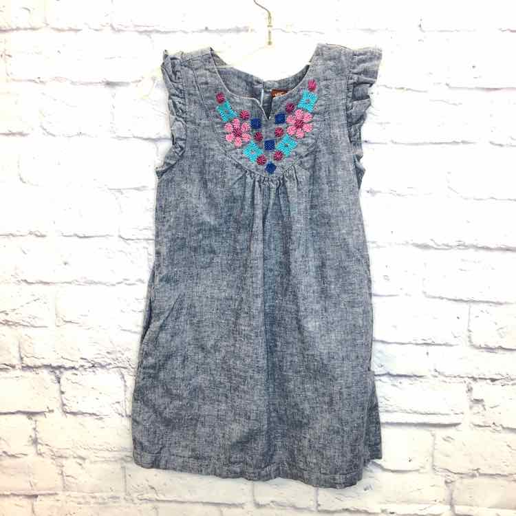 Tea Chambray Size 6 Girls Dress