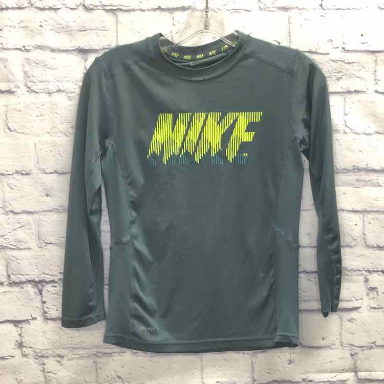 Nike Gray Size 10 Boys Long Sleeve Shirt