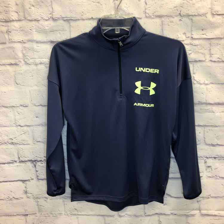 Under Armour Navy Size 10 Boys Long Sleeve Shirt