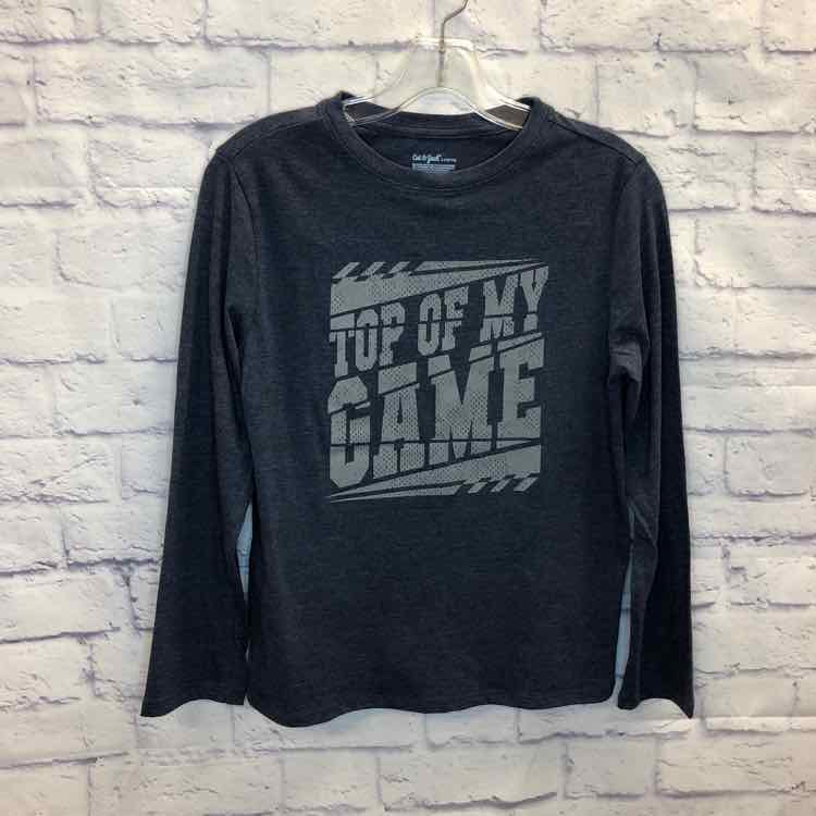 Cat & Jack Blue Size 10 Boys Long Sleeve Shirt