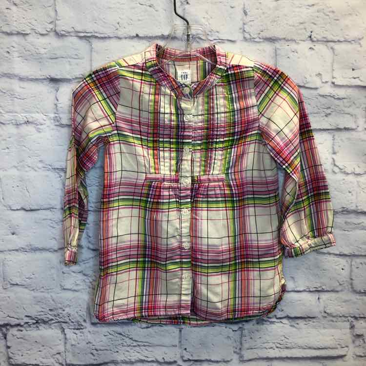 Gap Plaid Size 4T Girl Polo or Button Down