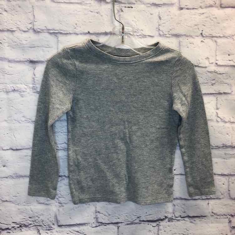 Old Navy Gray Size 5 Boys Long Sleeve Shirt
