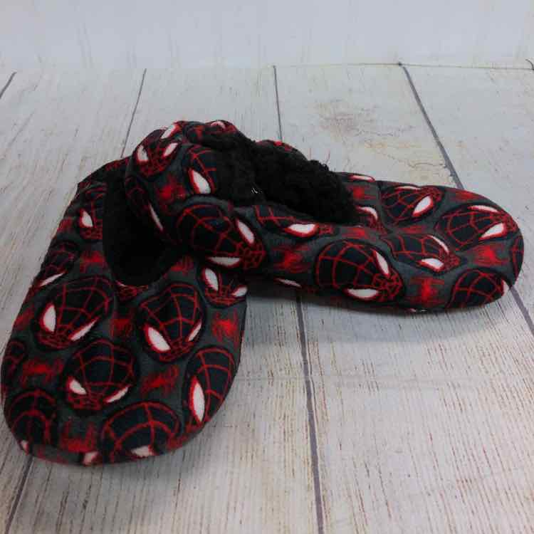 Spiderman Gray Size 13 Boys Slippers