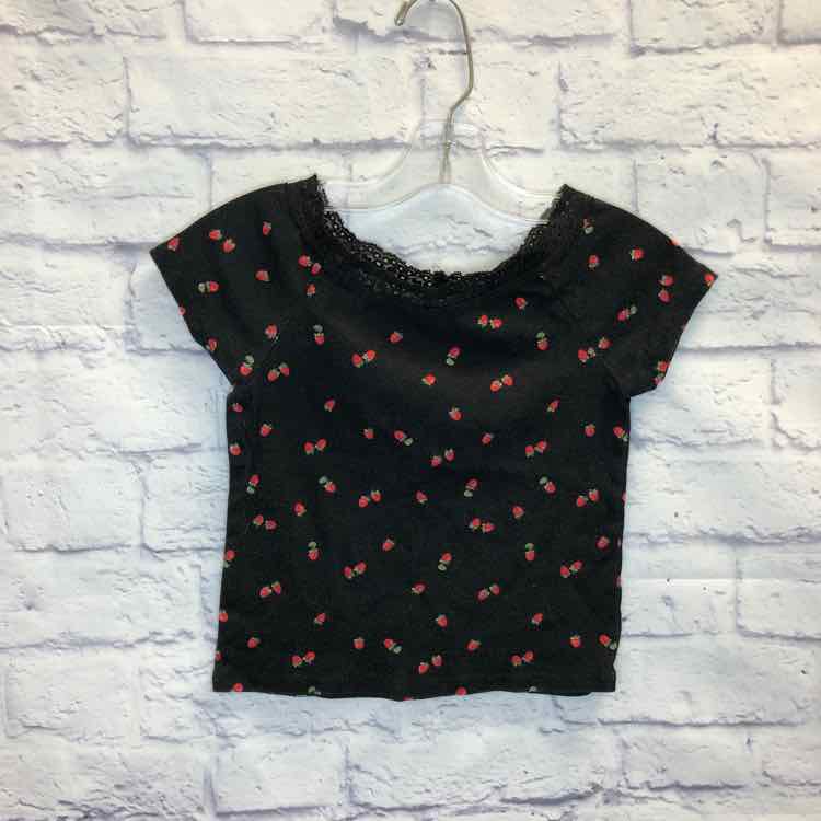 Art Class Black Size 6 Girls Short Sleeve Shirt