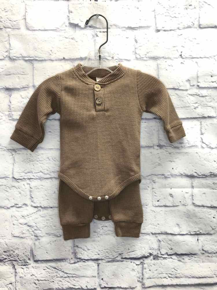 Brown Size 12 Months Boys 2 Piece Outfit