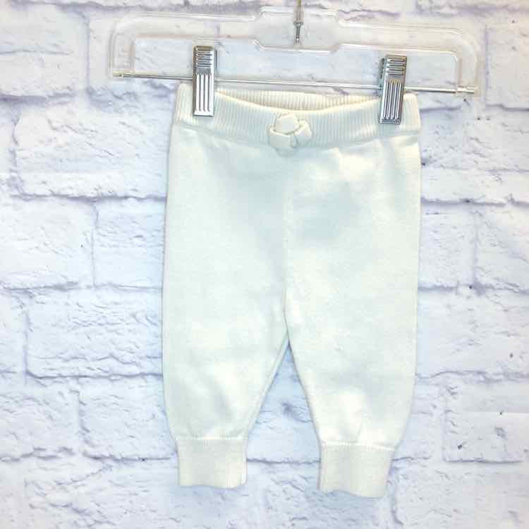 Cat & Jack White Size 0-3 Months Boys Pants