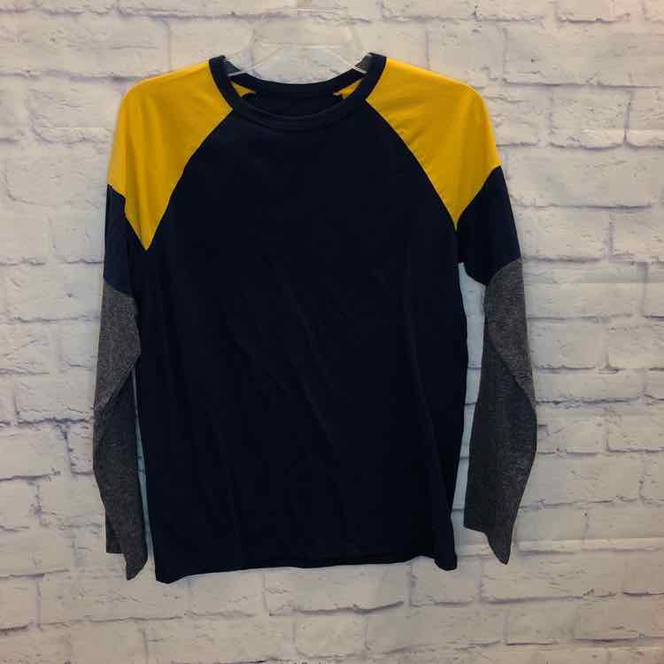 Cat & Jack Navy Size 16 Boys Long Sleeve Shirt
