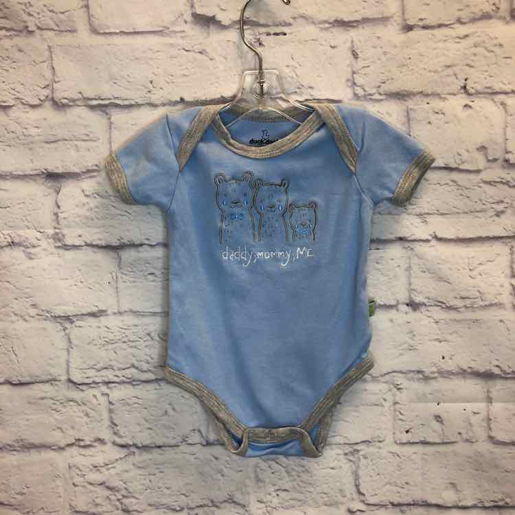 Duck Duck Goose Blue Size 6-9 Months Boys Bodysuit