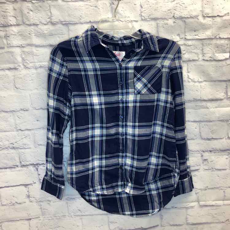 Justice Blue Size 14 Girl Polo or Button Down