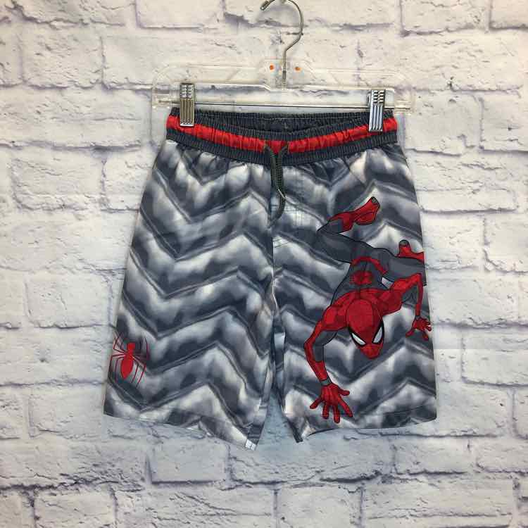 Spiderman Gray Size 6 Boys Trunks
