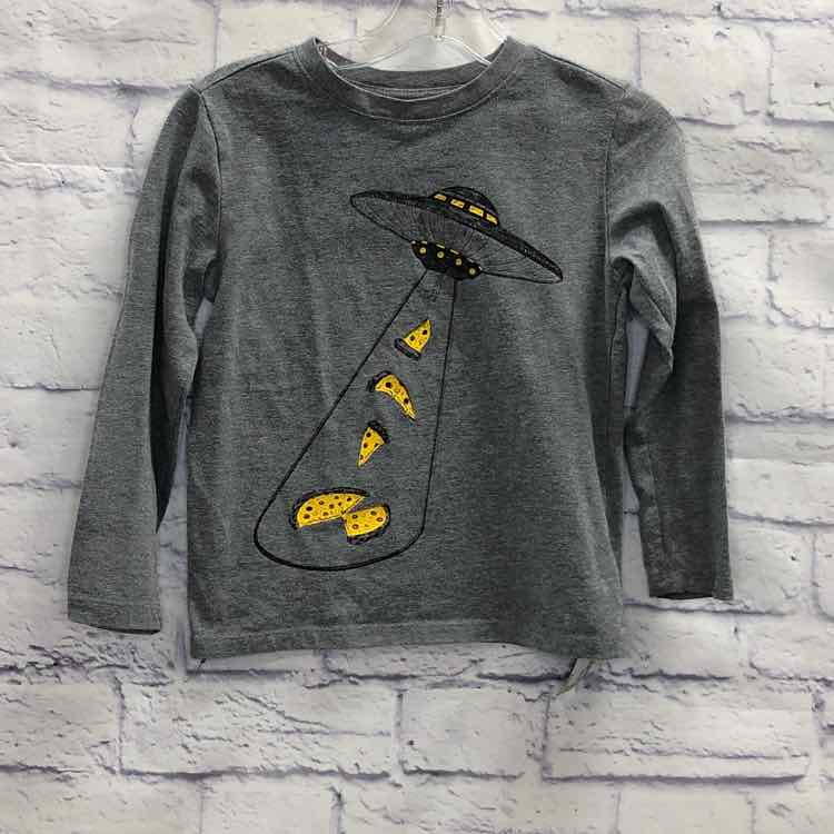 Cat & Jack Gray Size 4T Boys Long Sleeve Shirt