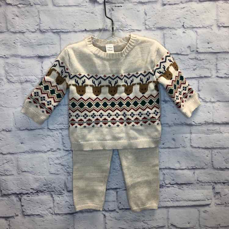 Carters Tan Size 24 Months Boys 2 Piece Outfit