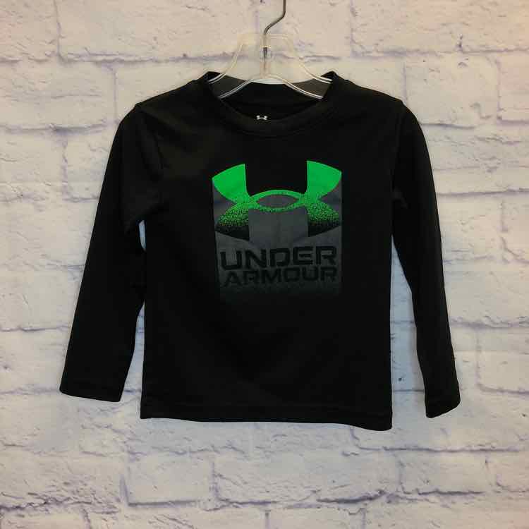 Under Armour Black Size 24 Months Boys Long Sleeve Shirt