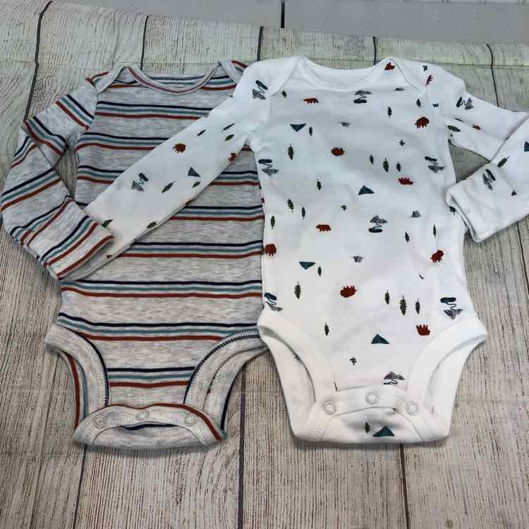 Just One You Multi-Color Size 3 Months Boys Bodysuit