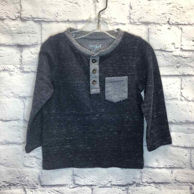 Cat & Jack Navy Size 3T Boys Long Sleeve Shirt