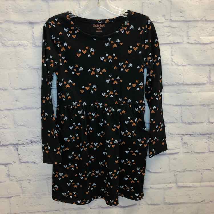 Cat & Jack Black Size 7 Girls Dress