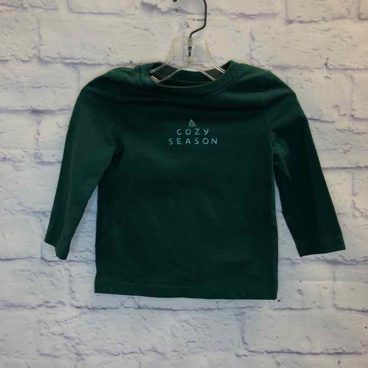 Cat & Jack Green Size 18 Months Boys Long Sleeve Shirt