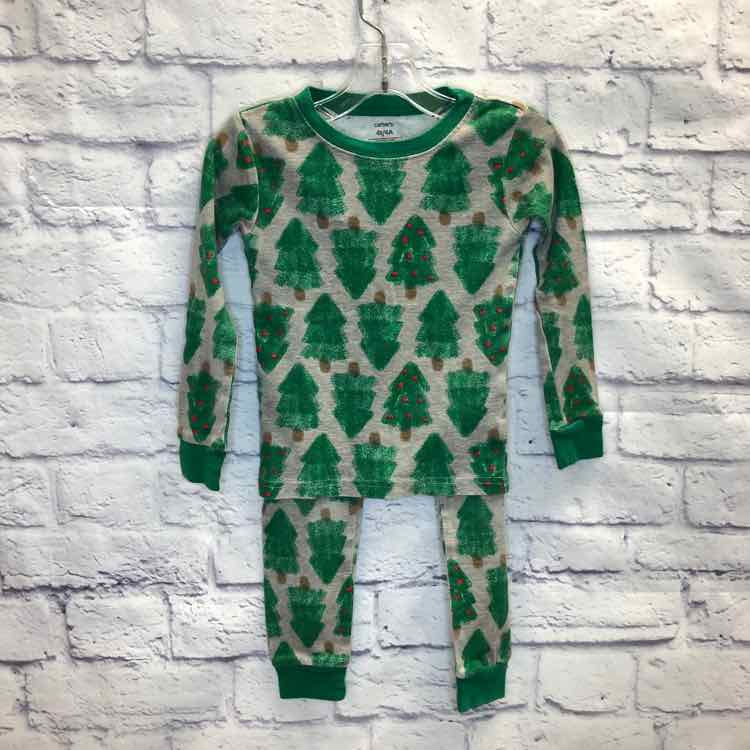 Carters Green Size 4T Boys Pajamas