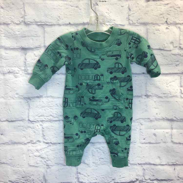 Carters Green Size Newborn Boys Romper