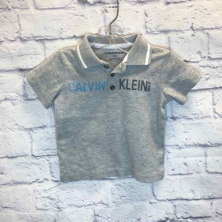 Calvin Klein Gray Size 18 Months Boy Polo or Button Down