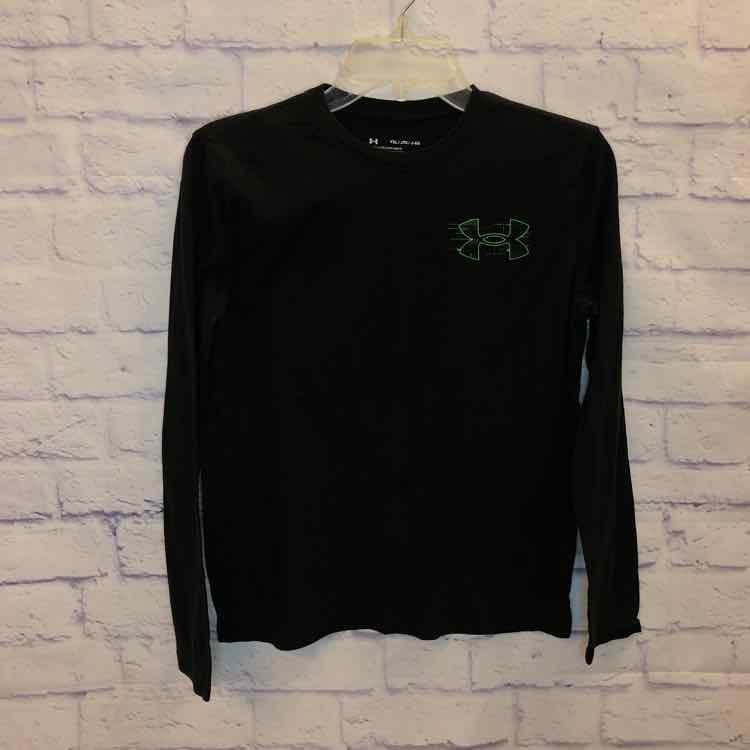 Under Armour Black Size 16 Boys Long Sleeve Shirt