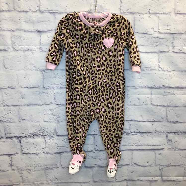 Carters Animal Size 6 Months Fleece Girls Sleeper