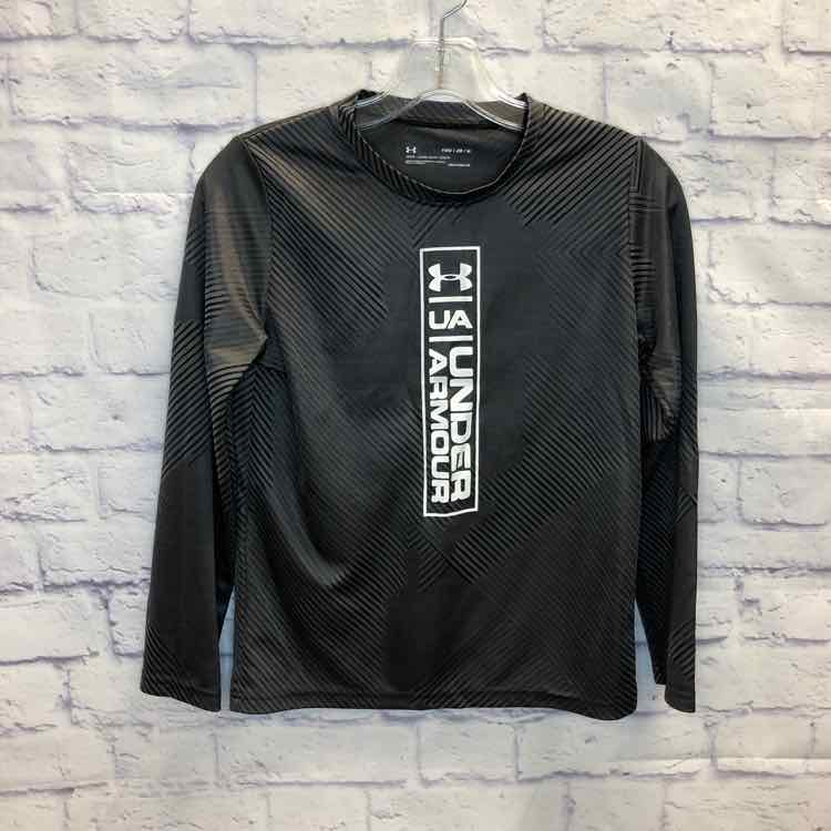 Under Armour Gray Size 10 Boys Long Sleeve Shirt