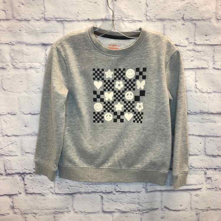 Cat & Jack Gray Size 6 Girls Sweatshirt/Hoodie