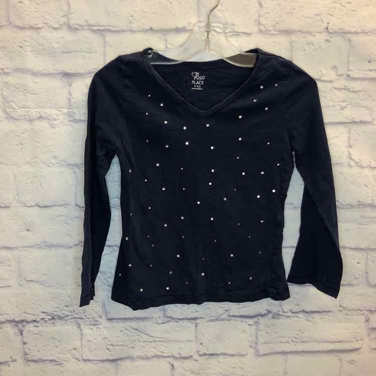 Childrens Place Navy Size 5 Girls Long Sleeve Shirt
