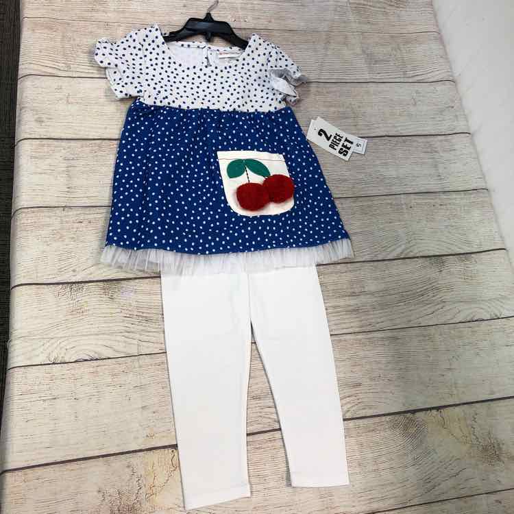 Sweet Heart Rose Blue Size 2T Girls 2 Piece Outfit