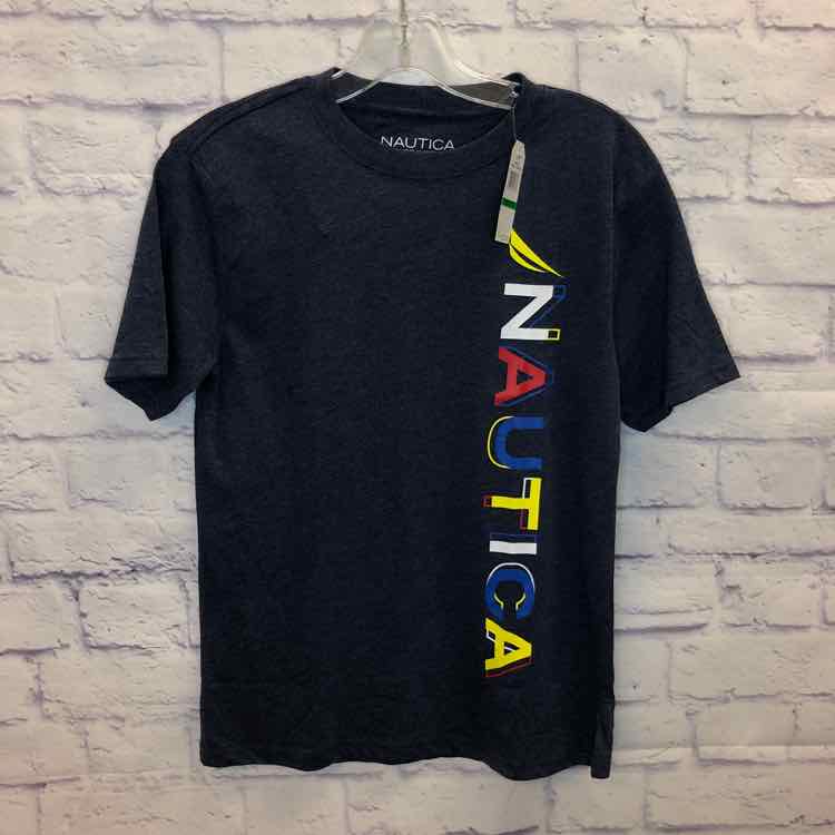 Nautica Navy Size 14 Boys Short Sleeve Shirt