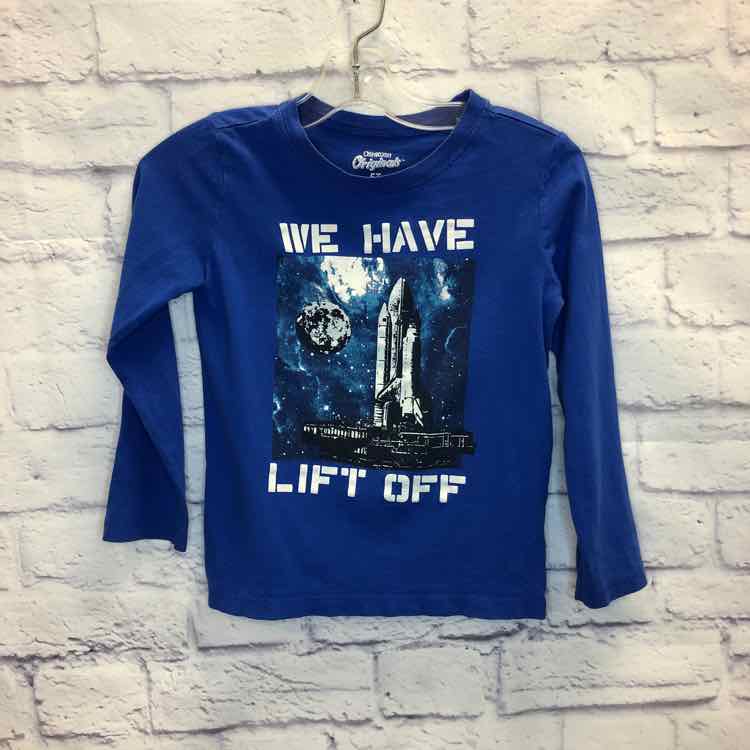 Oshkosh Blue Size 5 Boys Long Sleeve Shirt