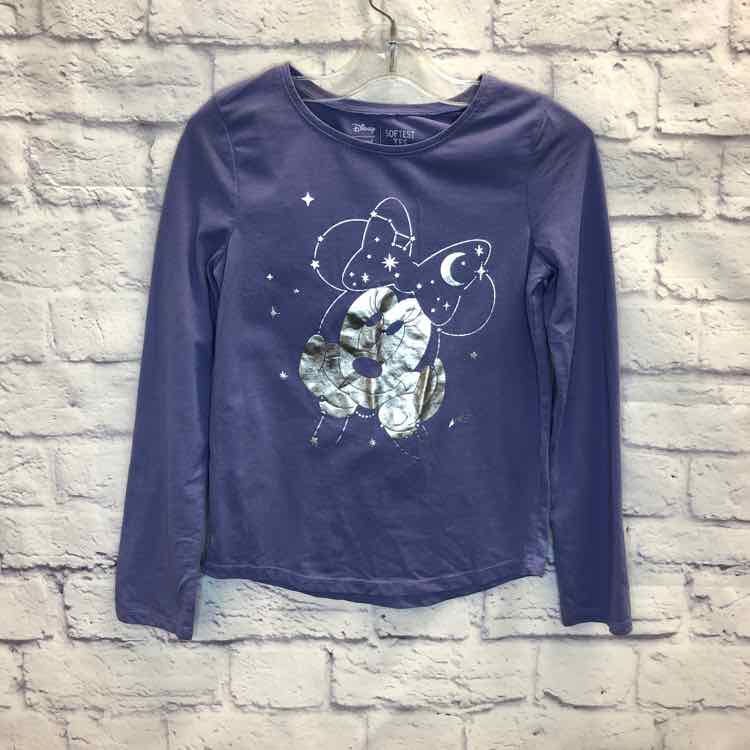 Disney Purple Size 8 Girls Long Sleeve Shirt