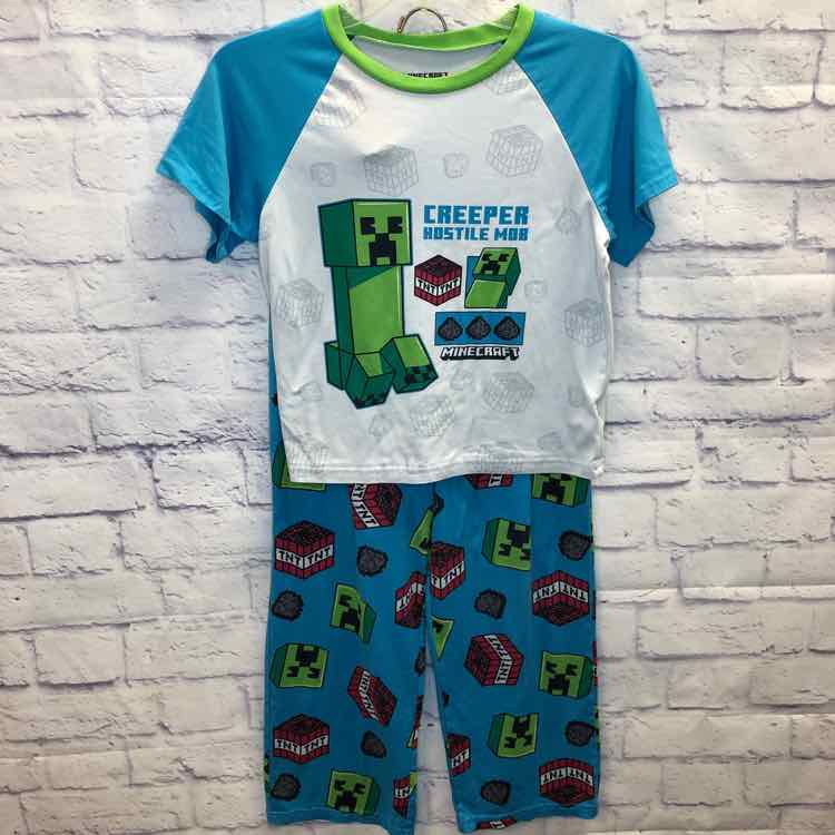 Minecraft Blue Size 10 Boys Pajamas
