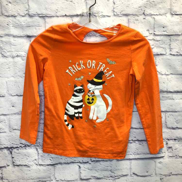 Carters Orange Size 10 Girls Long Sleeve Shirt