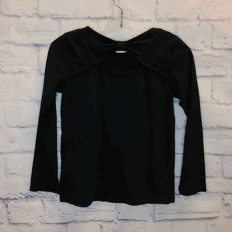 Carters Black Size 7 Girls Long Sleeve Shirt