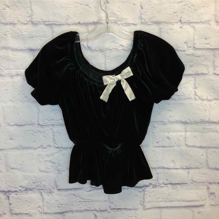 Crewcuts Black Size 6 Girls Short Sleeve Shirt