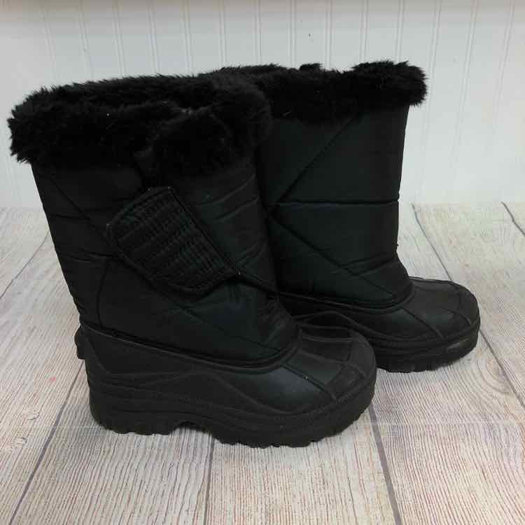 Black Size 12 Boys Snow Boots