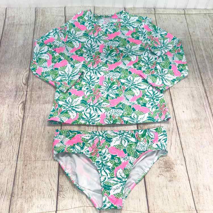Lilly Pulitzer Just Wing It Size 12 Two Piece Swimsuit