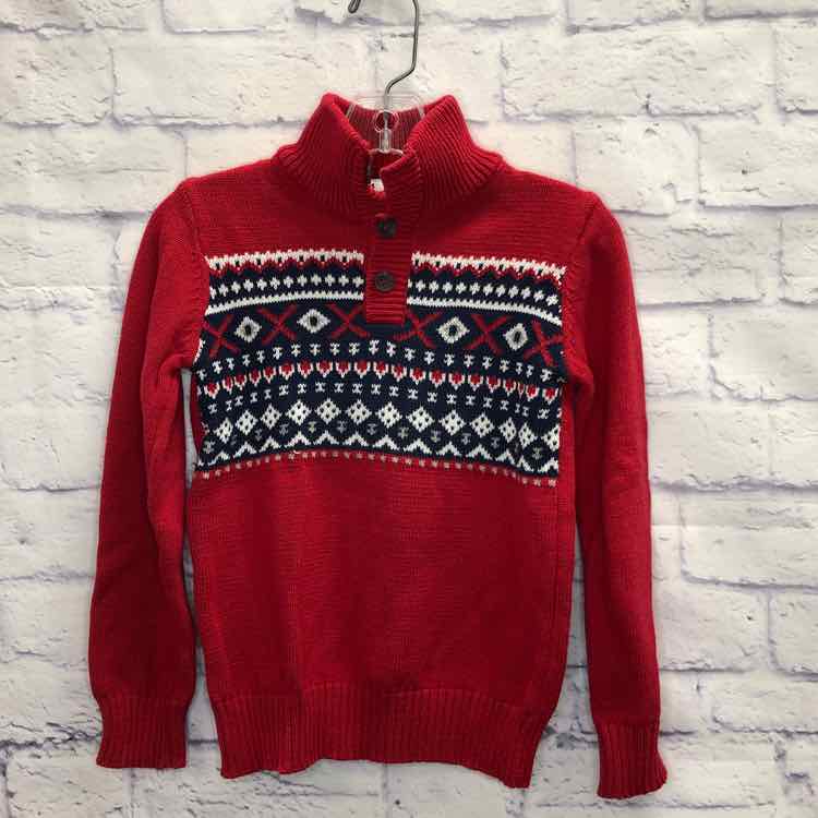 Childrens Place Red Size 6 Boys Sweater