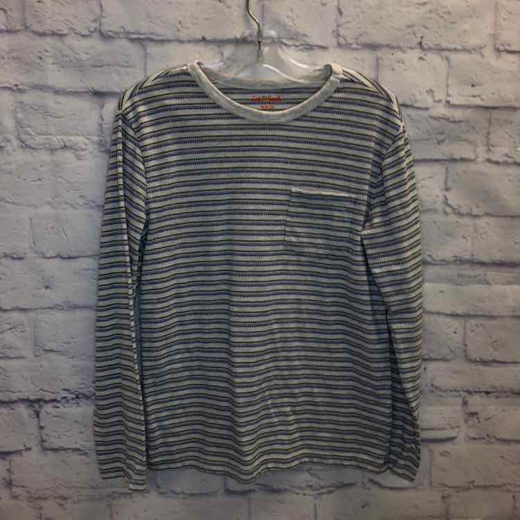 Cat & Jack Stripe Size 8 Boys Long Sleeve Shirt