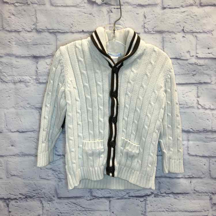 Janie & Jack White Size 3T Boys Sweater