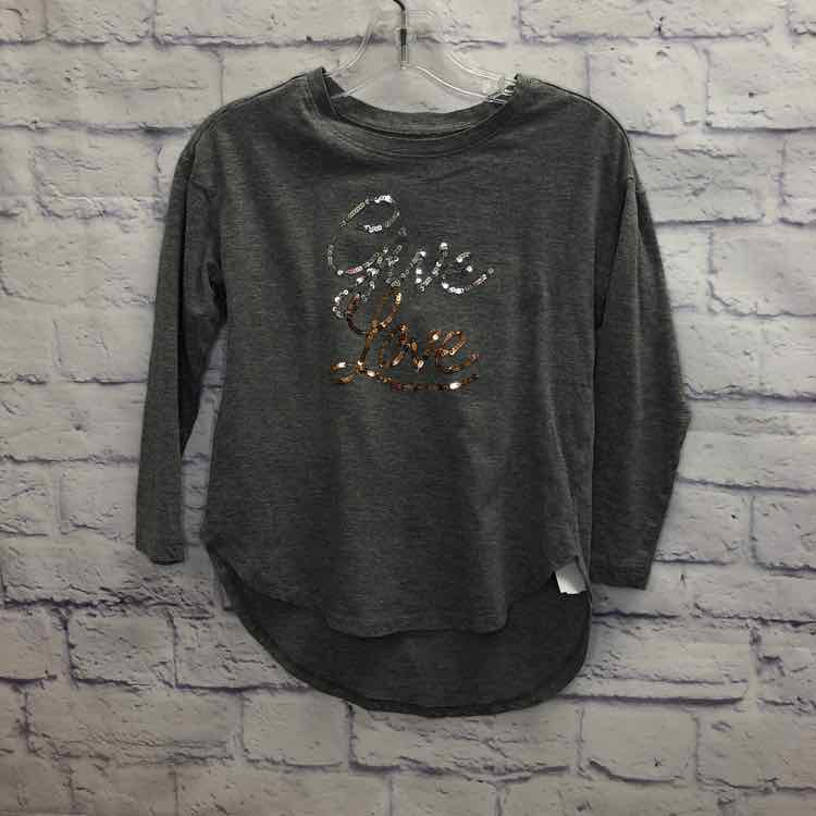 Crazy 8 Gray Size 5 Girls Long Sleeve Shirt